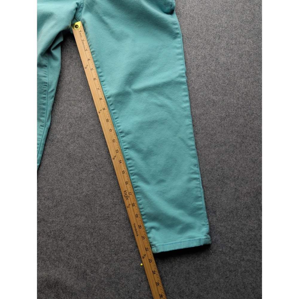 Democracy Ab Solution Capri Style Pants Women's 12 Turquoise Skinny - Picture 15 of 16